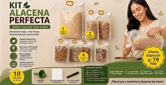 KIT ALACENA PERFECTA (10 PIEZAS)